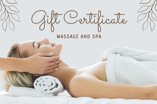 Alora Spa Gift Certifate Spa Service